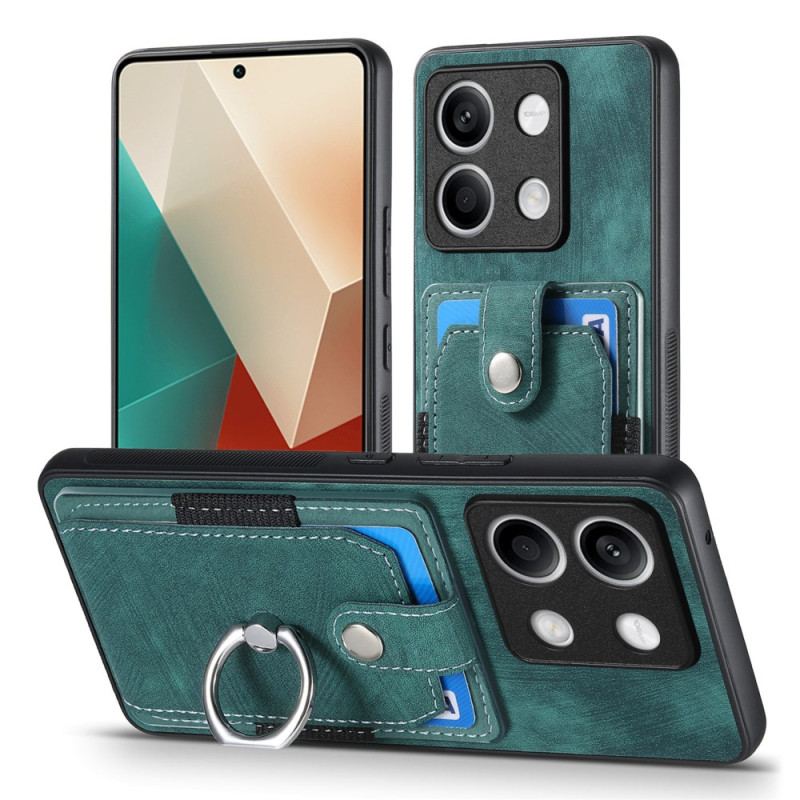 Etui Xiaomi Redmi Note 13 5g Uchwyt Na Kartę I Obrotowy Pierścień Etui Ochronne