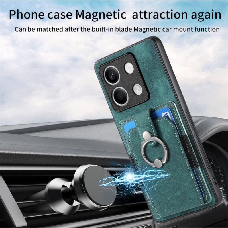 Etui Xiaomi Redmi Note 13 5g Uchwyt Na Kartę I Obrotowy Pierścień Etui Ochronne