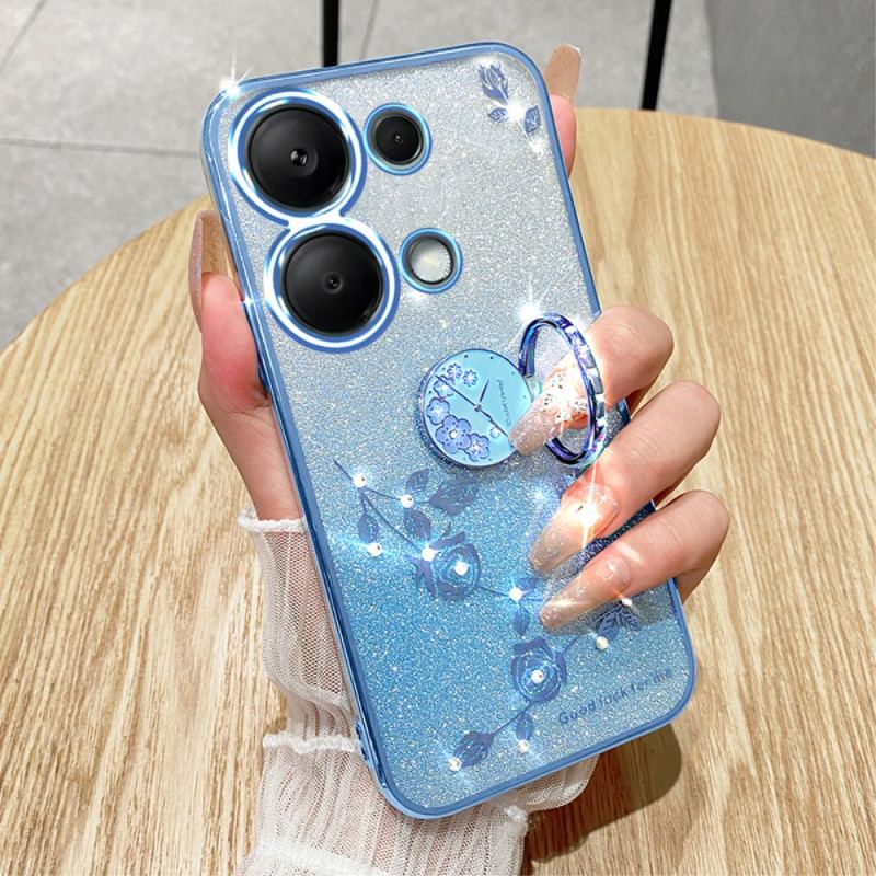 Etui Xiaomi Redmi Note 13 5g Wsparcie Dla Brokatu I Kryształków Kadem Etui Ochronne