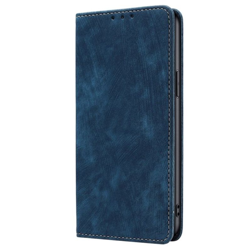 Flip Kotelot Do Xiaomi Redmi Note 13 5g Efekt Zamszu Z Blokadą Rfid
