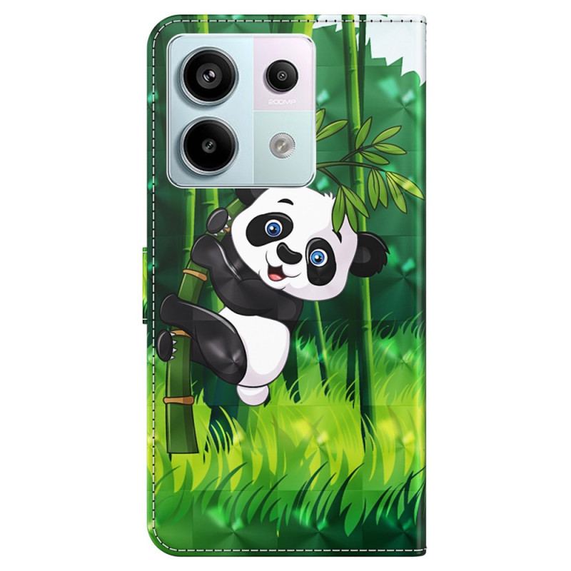 Pokrowce Xiaomi Redmi Note 13 5g Panda Bambusowa Z Paskiem