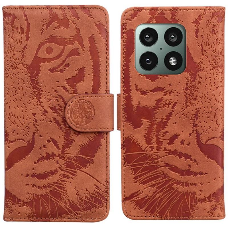 Etui do OnePlus 10 Pro Obrzeża Exbossed Tiger