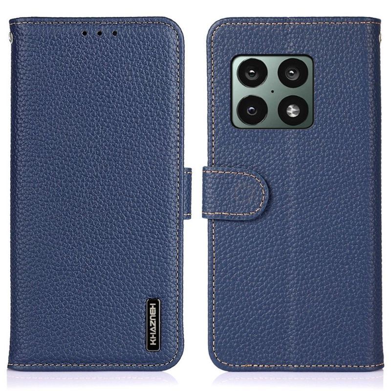 Skórzany Futerał do OnePlus 10 Pro Anti-fall Khazneh Skóra Ziarnista