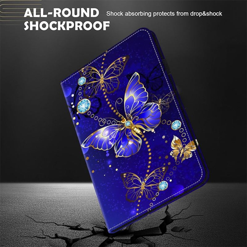 Etui Samsung Galaxy Tab S9 Plus Diamentowy Motyl