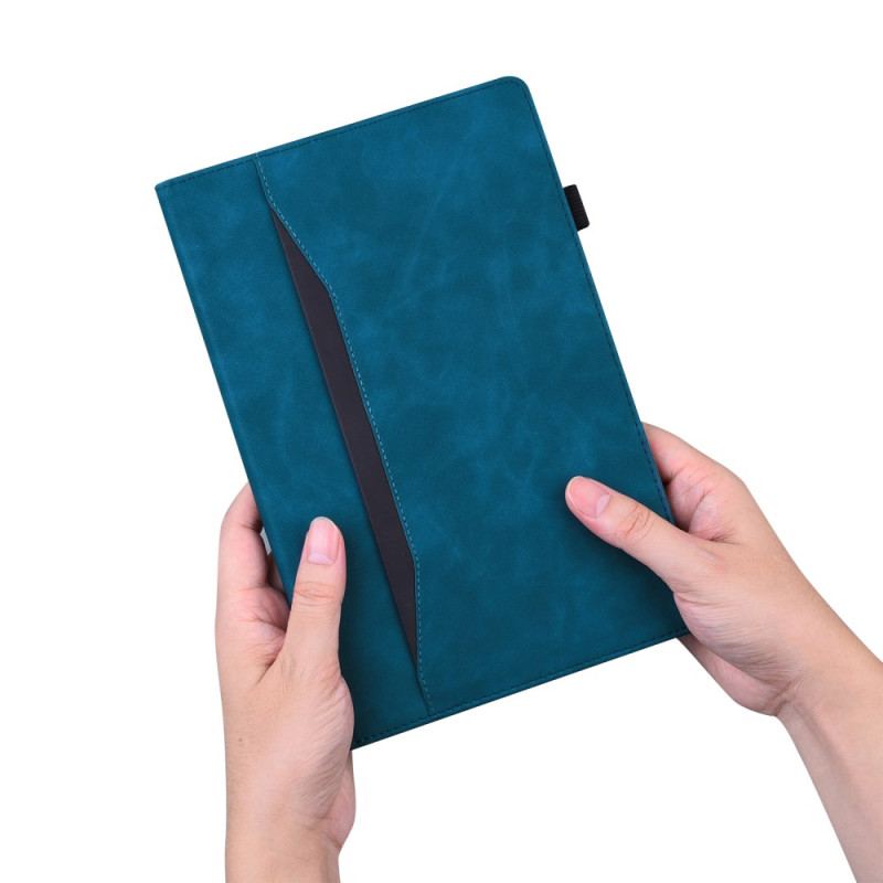 Etui Samsung Galaxy Tab S9 Plus Z Kieszenią Zewnętrzną I Uchwytem Na Długopis