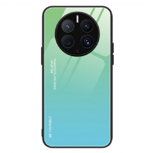 Etui do Huawei Mate 50 Pro Szkło Hartowane Bądź Sobą