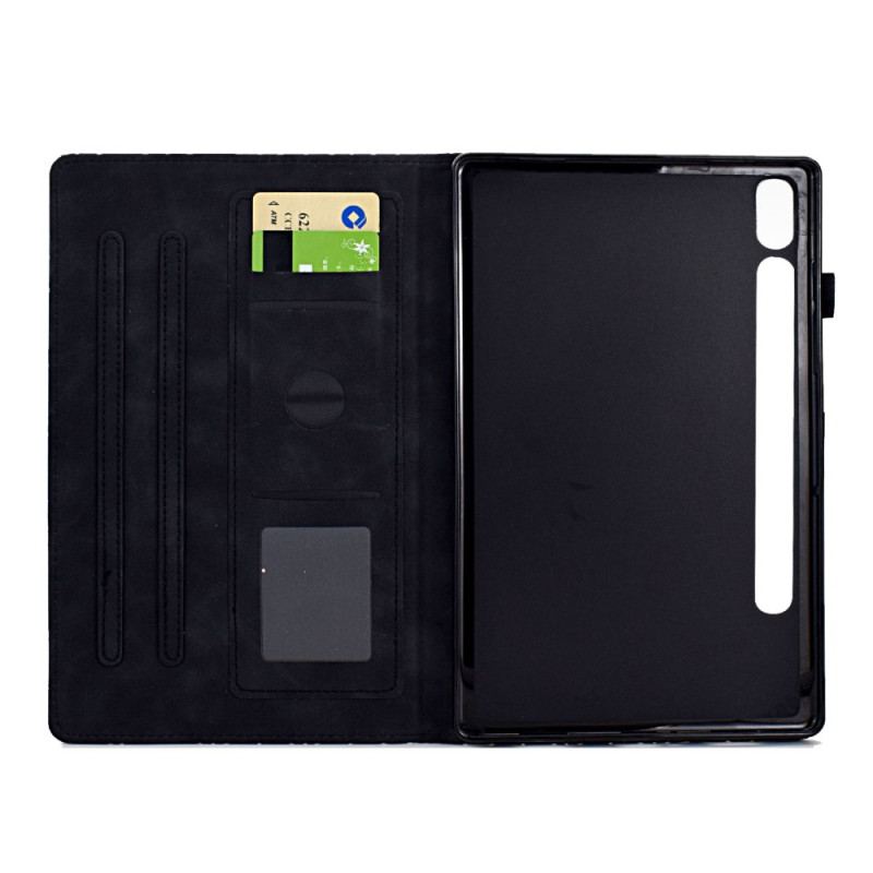 Etui Folio Samsung Galaxy Tab S9 Wzór Geometryczny Etui Ochronne