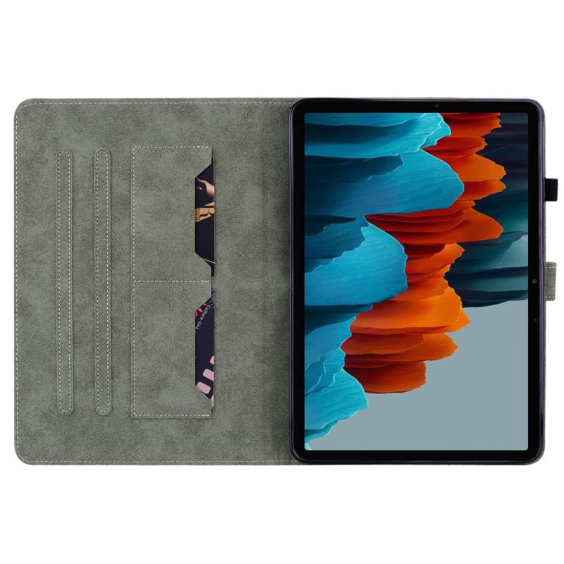 Etui Folio Samsung Galaxy Tab S9 Wzór Tygrysa