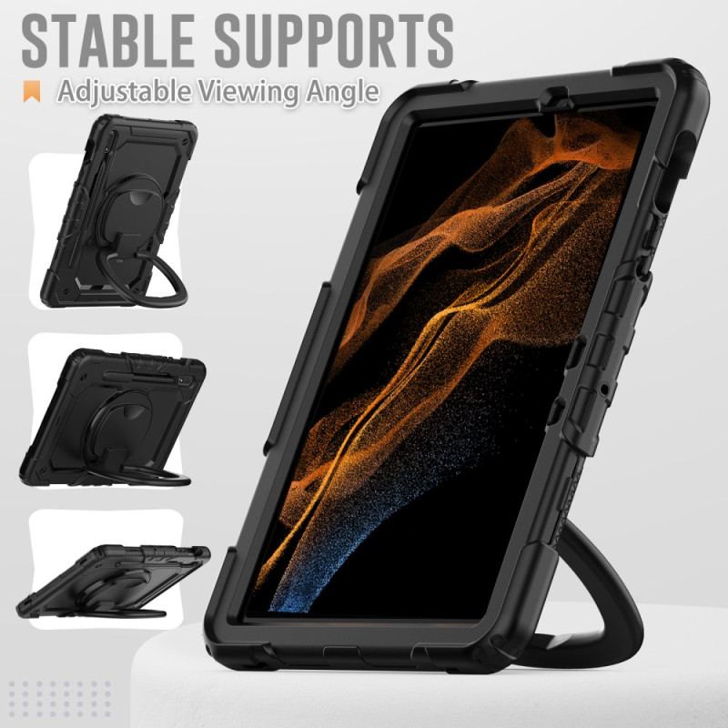 Etui Samsung Galaxy Tab S9 Obrotowy Wspornik I Pasek Na Ramię