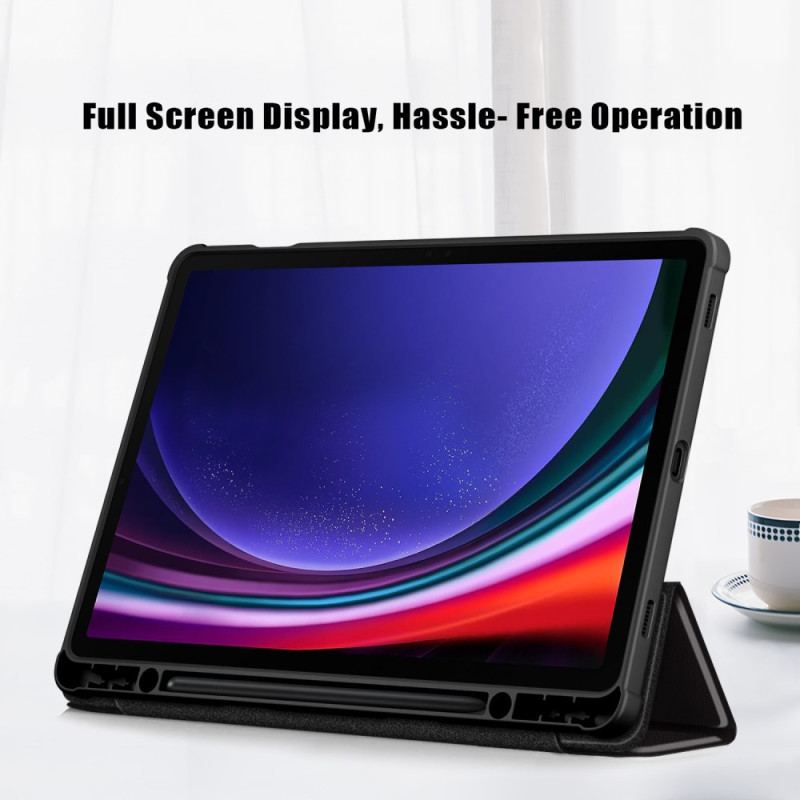 Samsung Galaxy Tab S9 Nie Dotykaj Mnie Przezroczysty Uchwyt Na Rysik Z Tyłu