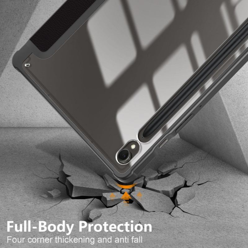 Samsung Galaxy Tab S9 Nie Dotykaj Mnie Przezroczysty Uchwyt Na Rysik Z Tyłu
