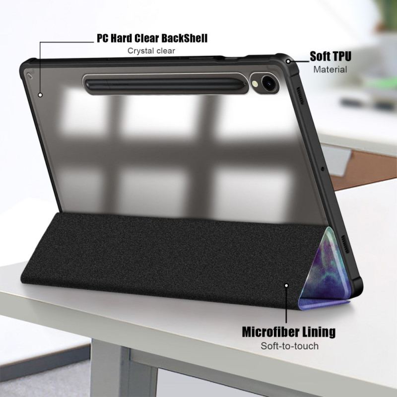 Samsung Galaxy Tab S9 Przezroczysty Uchwyt Na Rysik Galaxy Z Tyłu