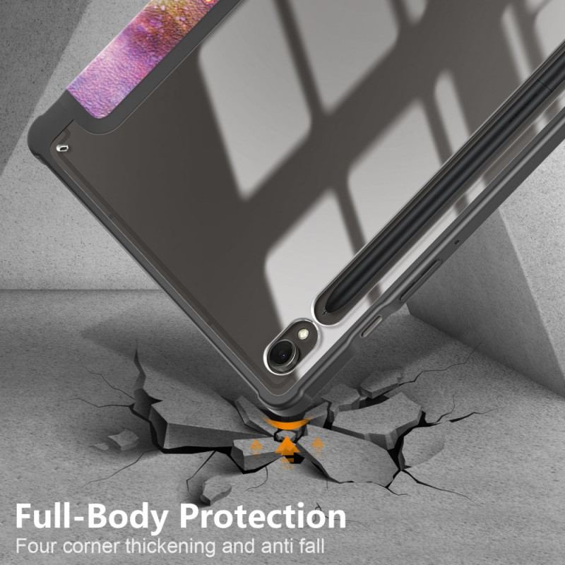 Samsung Galaxy Tab S9 Przezroczysty Uchwyt Na Rysik Galaxy Z Tyłu