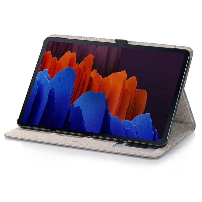 Skórzany Futerał Samsung Galaxy Tab S9 Etui Na Telefon Wzór Karty