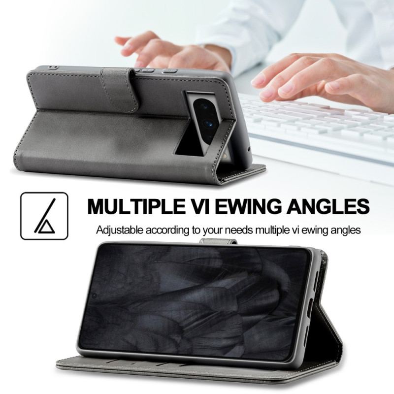 Etui Folio Do Google Pixel 8 Pro Styl Skórzany C.imeeke