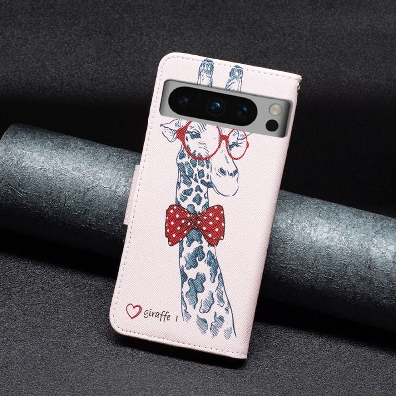 Etui Folio Google Pixel 8 Pro Intello Żyrafa
