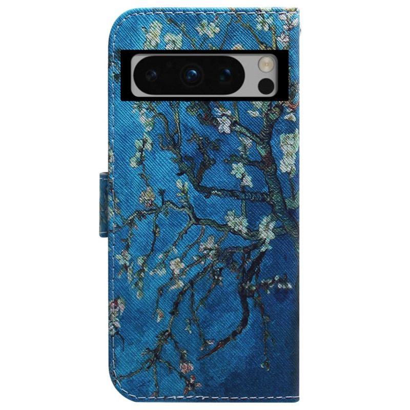 Etui Folio Google Pixel 8 Pro Kwitnące Gałęzie
