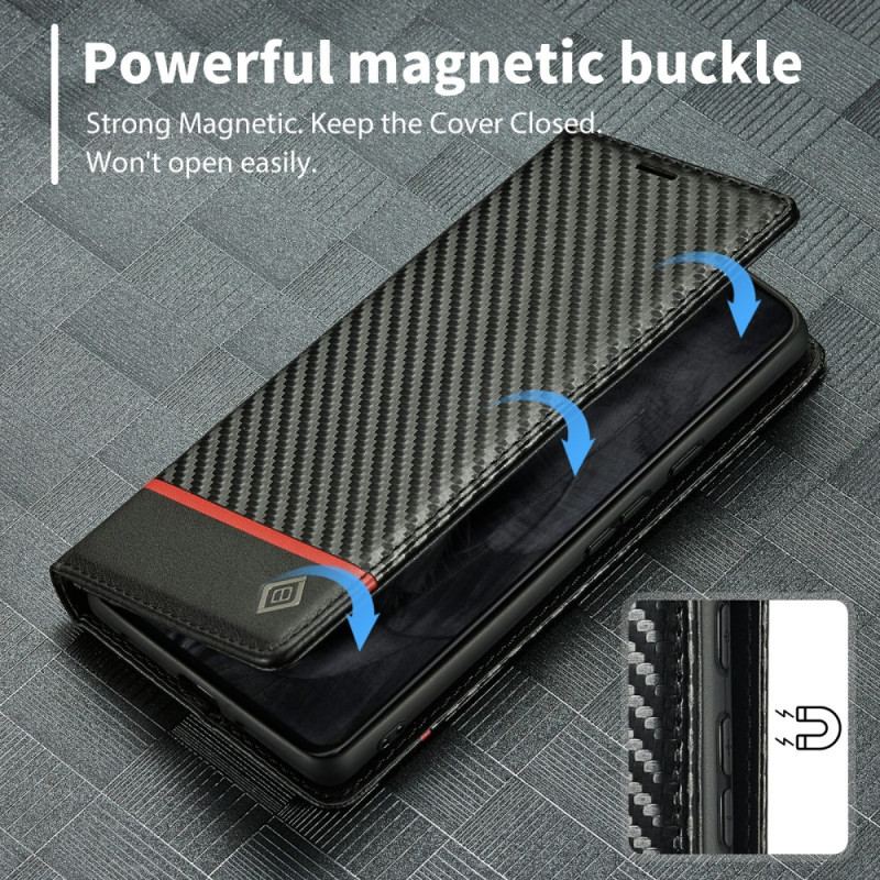 Flip Kotelot Do Google Pixel 8 Pro Włókno Węglowe Lc.imeeke