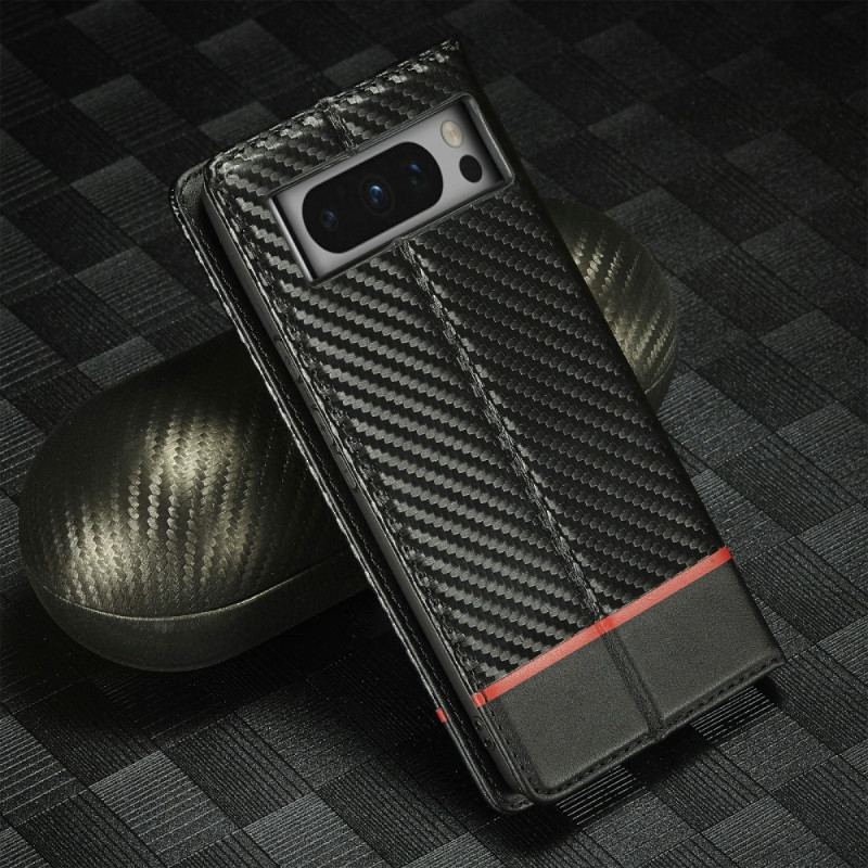Flip Kotelot Do Google Pixel 8 Pro Włókno Węglowe Lc.imeeke