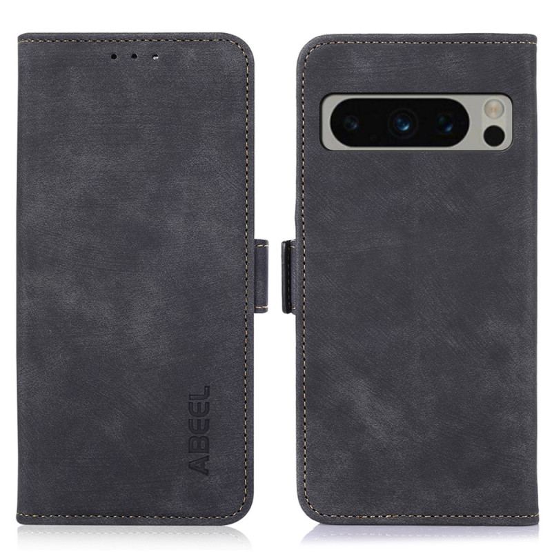 Skórzany Futerał Google Pixel 8 Pro Etui Na Telefon Zamszowy Styl Abeel