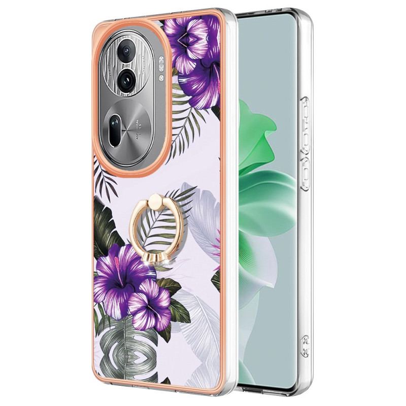 Etui Do Oppo Reno 11 Pro 5g Marmurowy Pierścień Podtrzymujący