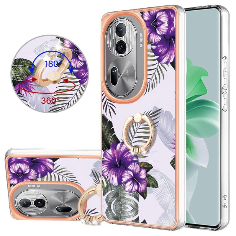 Etui Do Oppo Reno 11 Pro 5g Marmurowy Pierścień Podtrzymujący