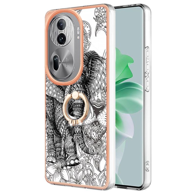 Etui Do Oppo Reno 11 Pro 5g Pierścień Wsparcia Totemu Słonia