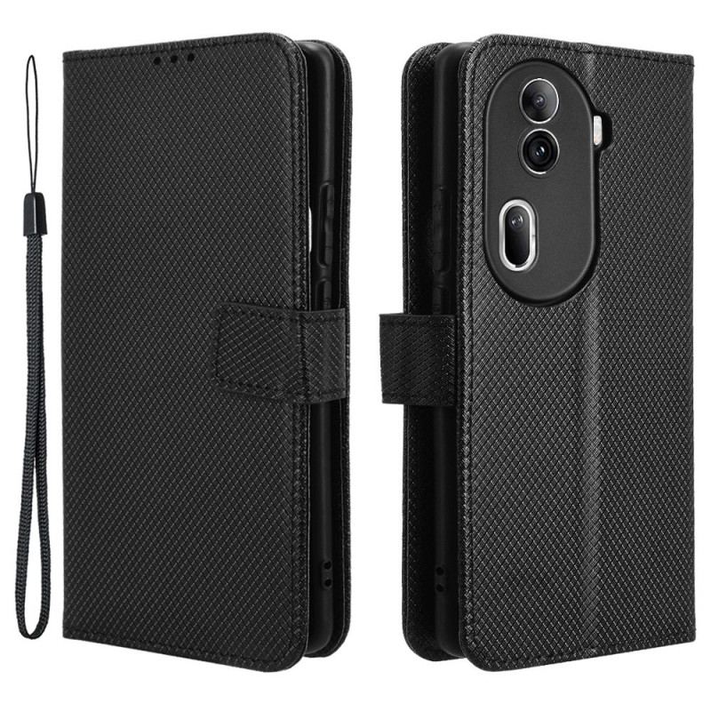 Etui Folio Do Oppo Reno 11 Pro 5g Punkty Za Pasek
