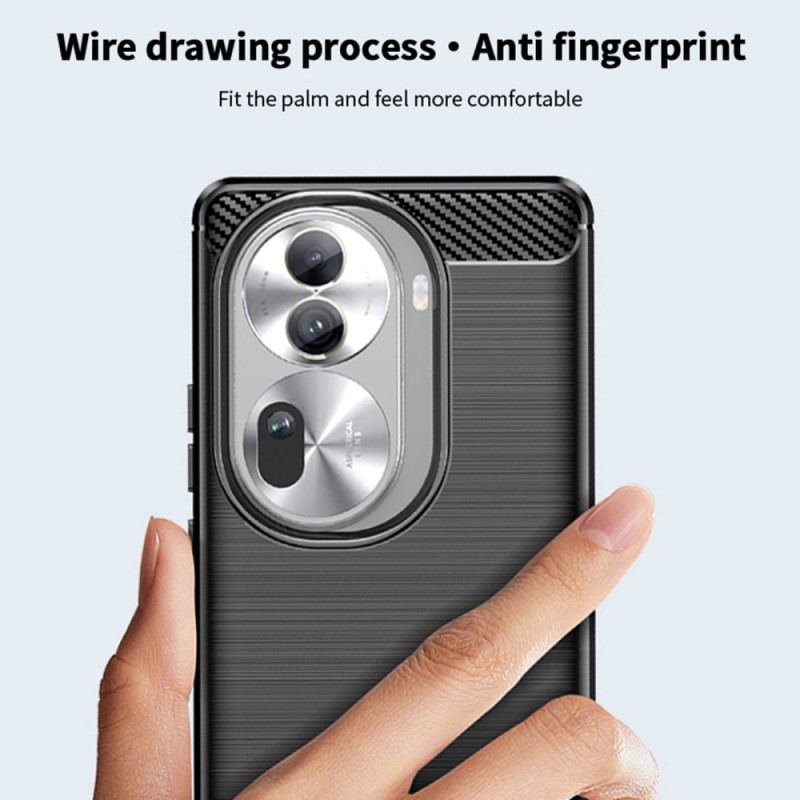Etui Oppo Reno 11 Pro 5g Szczotkowane Włókno Węglowe Mofi