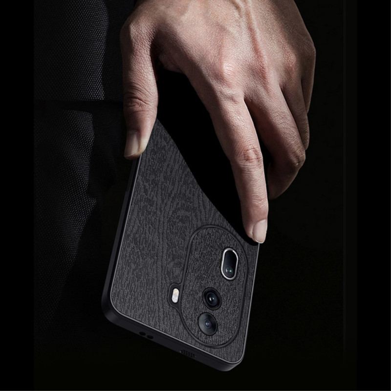 Etui Oppo Reno 11 Pro 5g Sztuczna Skóra Z Efektem Drewna