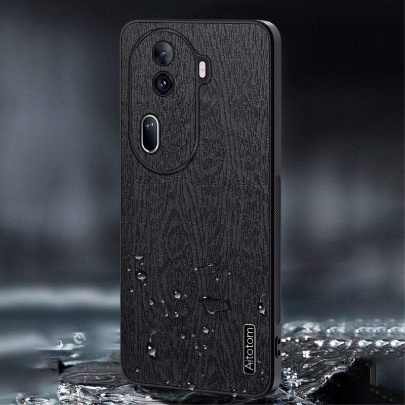 Etui Oppo Reno 11 Pro 5g Sztuczna Skóra Z Efektem Drewna