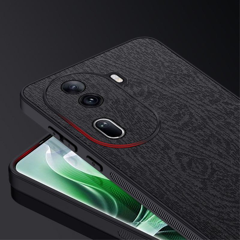 Etui Oppo Reno 11 Pro 5g Sztuczna Skóra Z Efektem Drewna