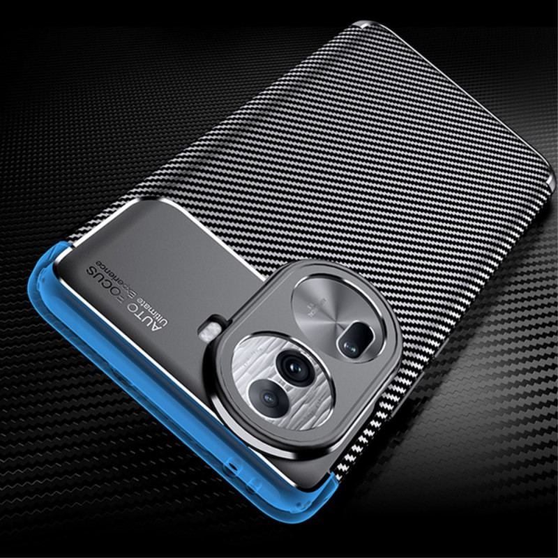 Etui Oppo Reno 11 Pro 5g Tekstura Włókna Węglowego Etui Ochronne