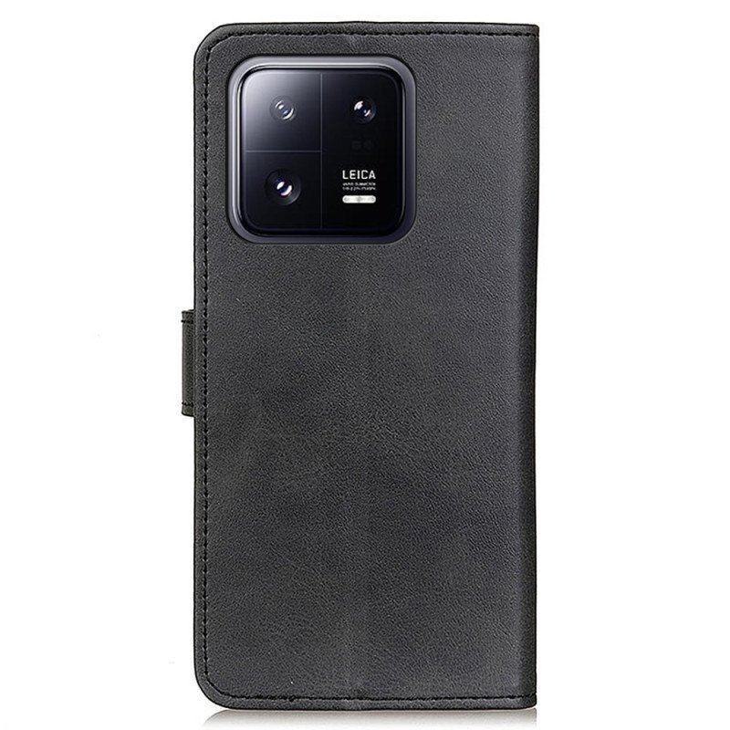 Skórzany Futerał do Xiaomi 13 Pro Matowa Sztuczna Skóra