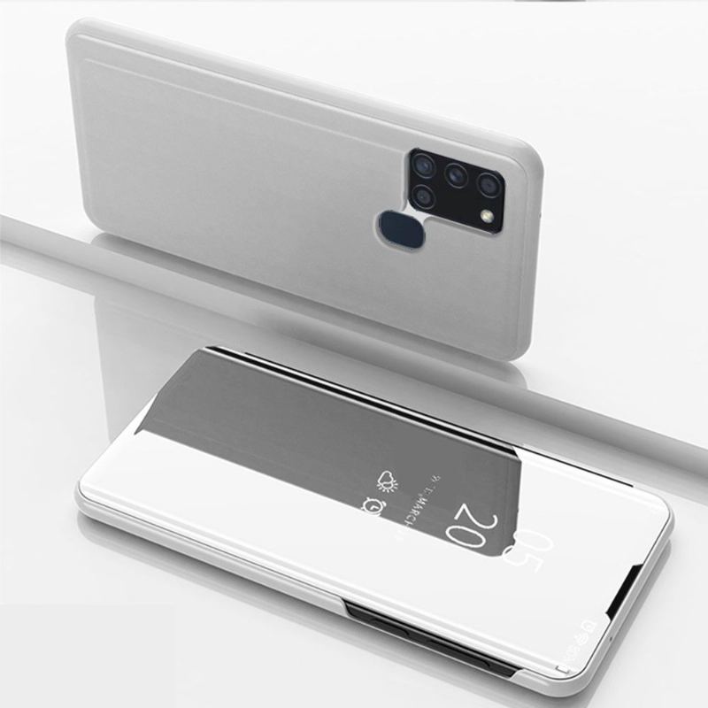 Etui do Samsung Galaxy A21s Classic Etui Folio Efekt Lustra