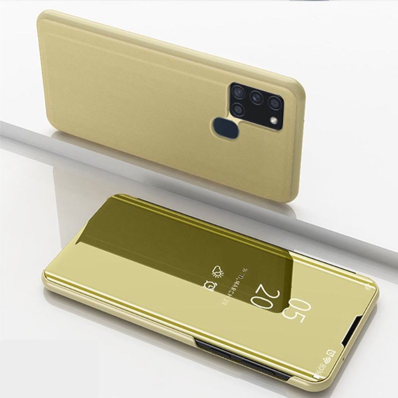 Etui do Samsung Galaxy A21s Classic Etui Folio Efekt Lustra