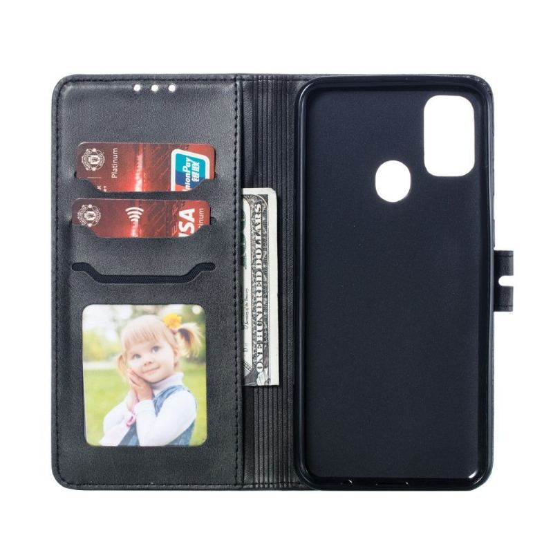 Etui Folio do Samsung Galaxy A21s Kociak Ze Skóry