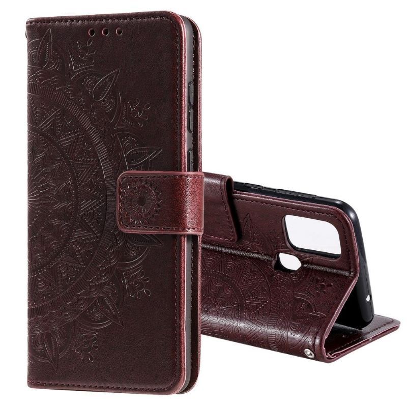 Etui Folio do Samsung Galaxy A21s Mandala Relief