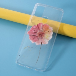 Futerały do Samsung Galaxy A21s Obrzeża Akwarela Kwiat