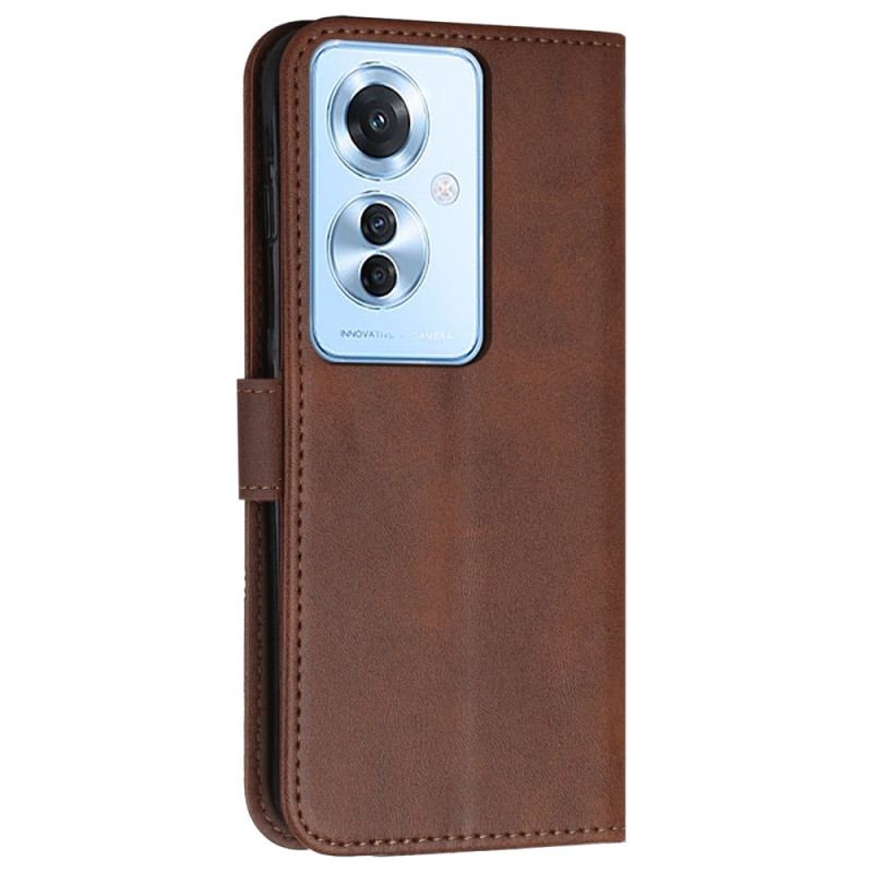 Etui Folio Do Oppo Reno 11f 5g Biznes W Lanière