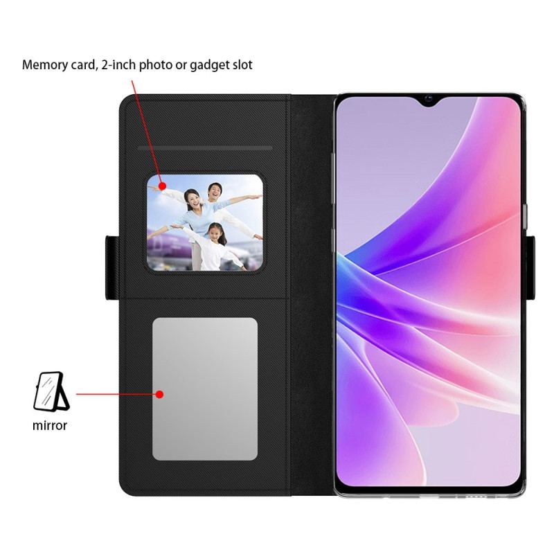 Etui Folio Do Oppo Reno 11f 5g Lustro I Etui Na Karty