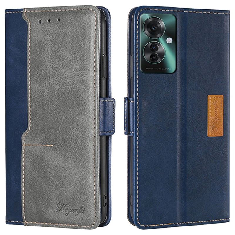 Etui Folio Oppo Reno 11f 5g Dwukolorowy Projekt Etui Ochronne