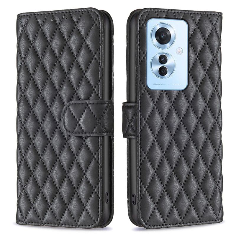 Etui Folio Oppo Reno 11f 5g Pikowana Binfen Kolor