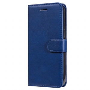 Etui Folio Oppo Reno 11f 5g Zwykła Sztuczna Skóra Z Paskiem Etui Ochronne
