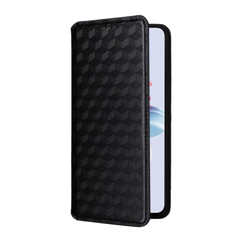 Flip Kotelot Oppo Reno 11f 5g Etui Na Telefon Wzór Rombu
