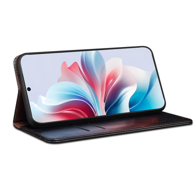 Flip Kotelot Oppo Reno 11f 5g Woskowana Imitacja Skóry