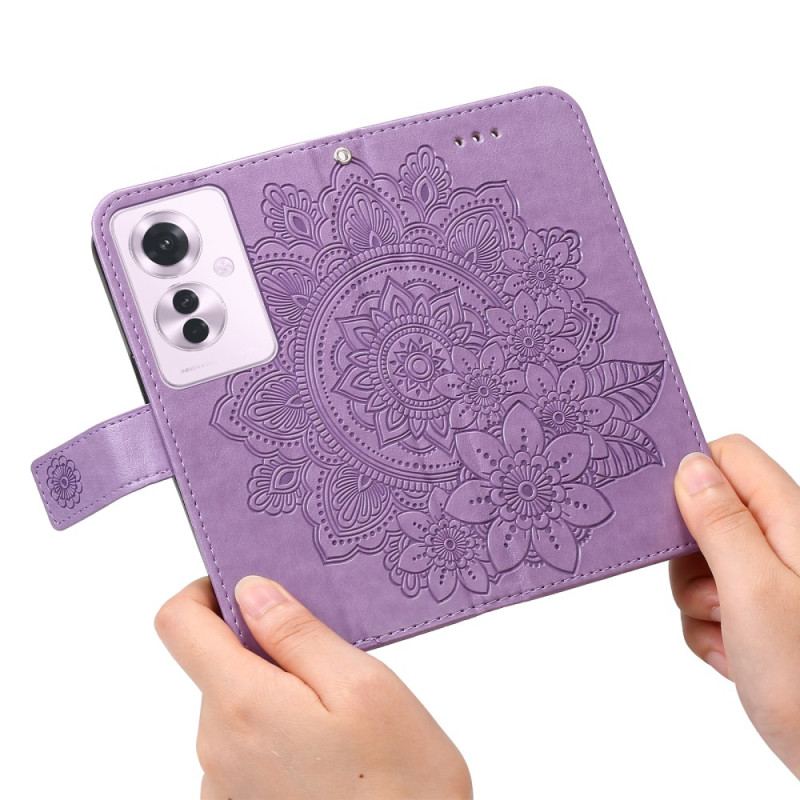 Pokrowce Oppo Reno 11f 5g Adrukowany Kwiatowy Wzór