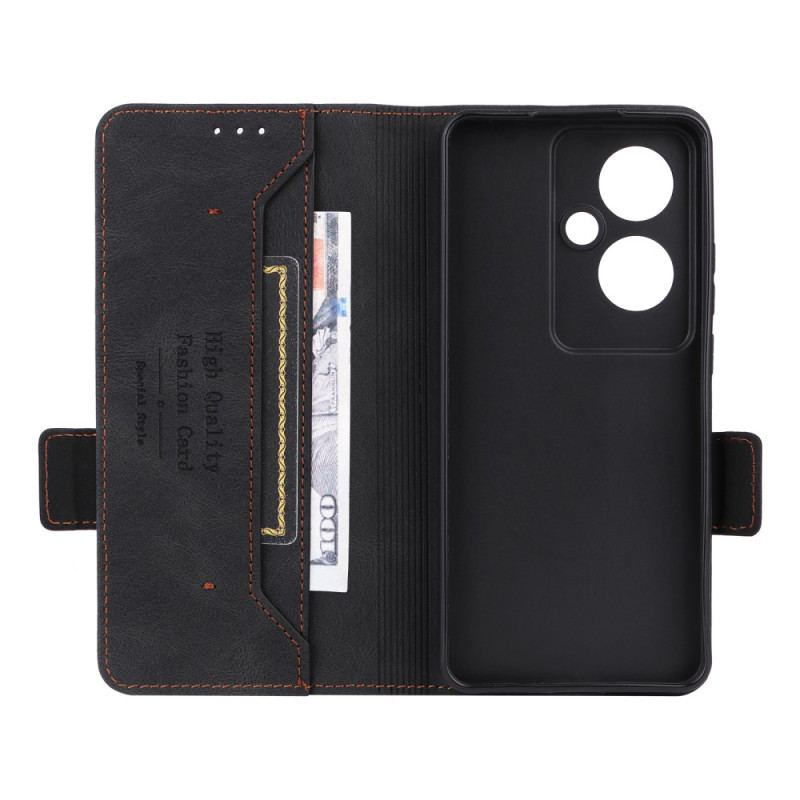 Skórzany Futerał Oppo Reno 11f 5g Etui Na Telefon Styl Retro
