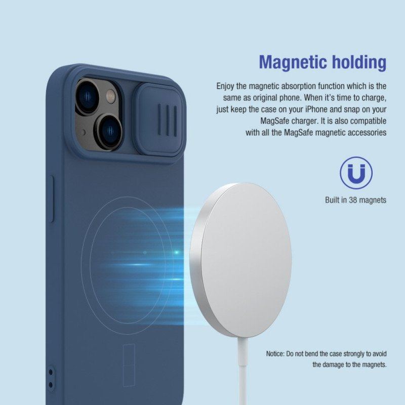 Etui do iPhone 14 Plus Magnetic Magsafe Camshield Nillkin