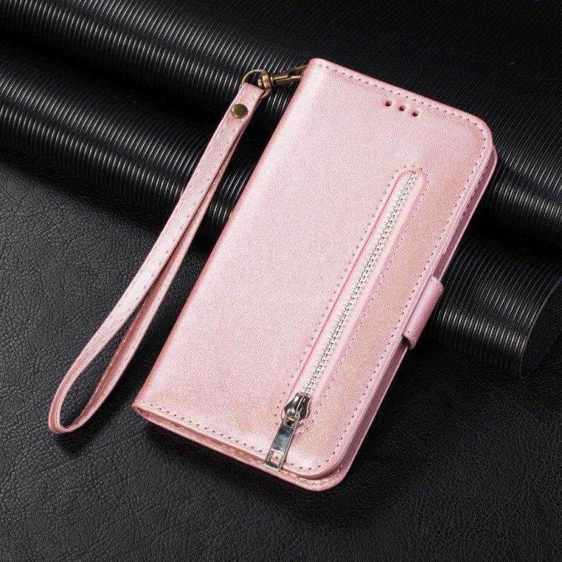 Etui Folio do iPhone 14 Plus Torebka Ze Smyczą